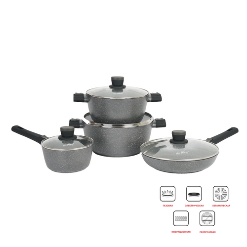 Набор посуды Nice Cooker Gemi Series GEMI-8TD (GR)