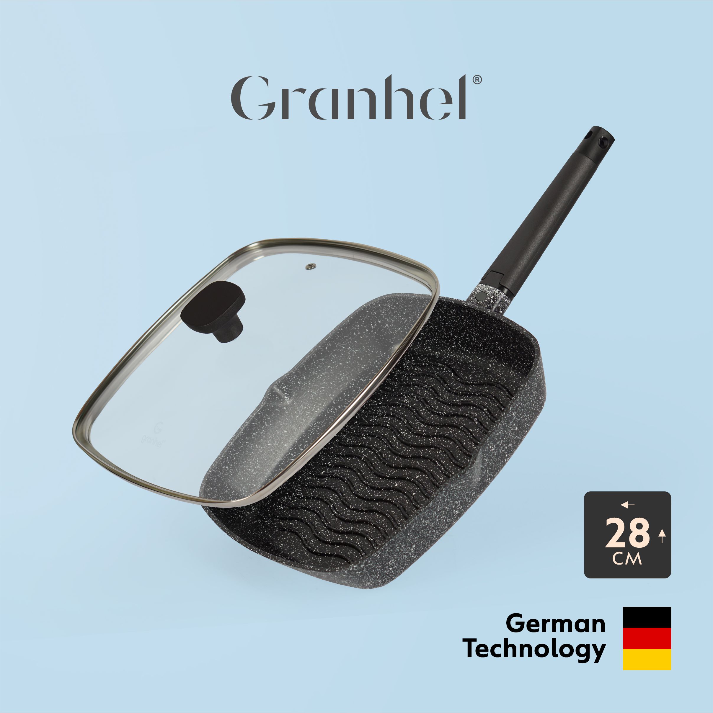 Гриль-сковорода Granhel Nature Series 28x28 (GR)